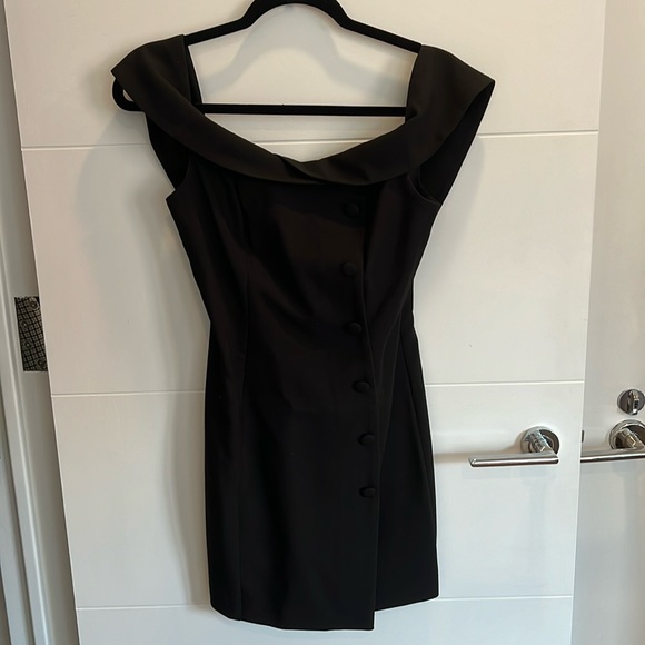 Likely Black Tula Dress - size 4, NWT (off the shoulder) - Picture 3 of 8